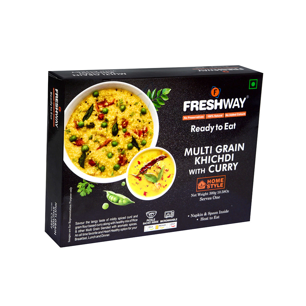 Multi Grain Khichdi With Curry