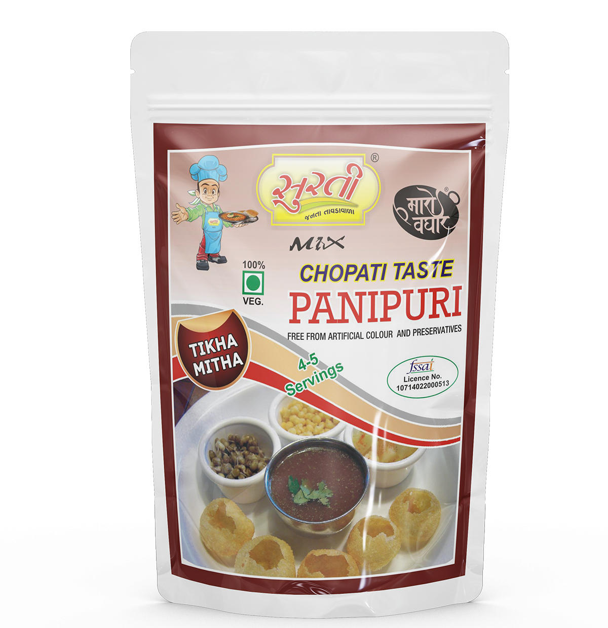 Surtimix PaniPuri   Chopati Taste Mix