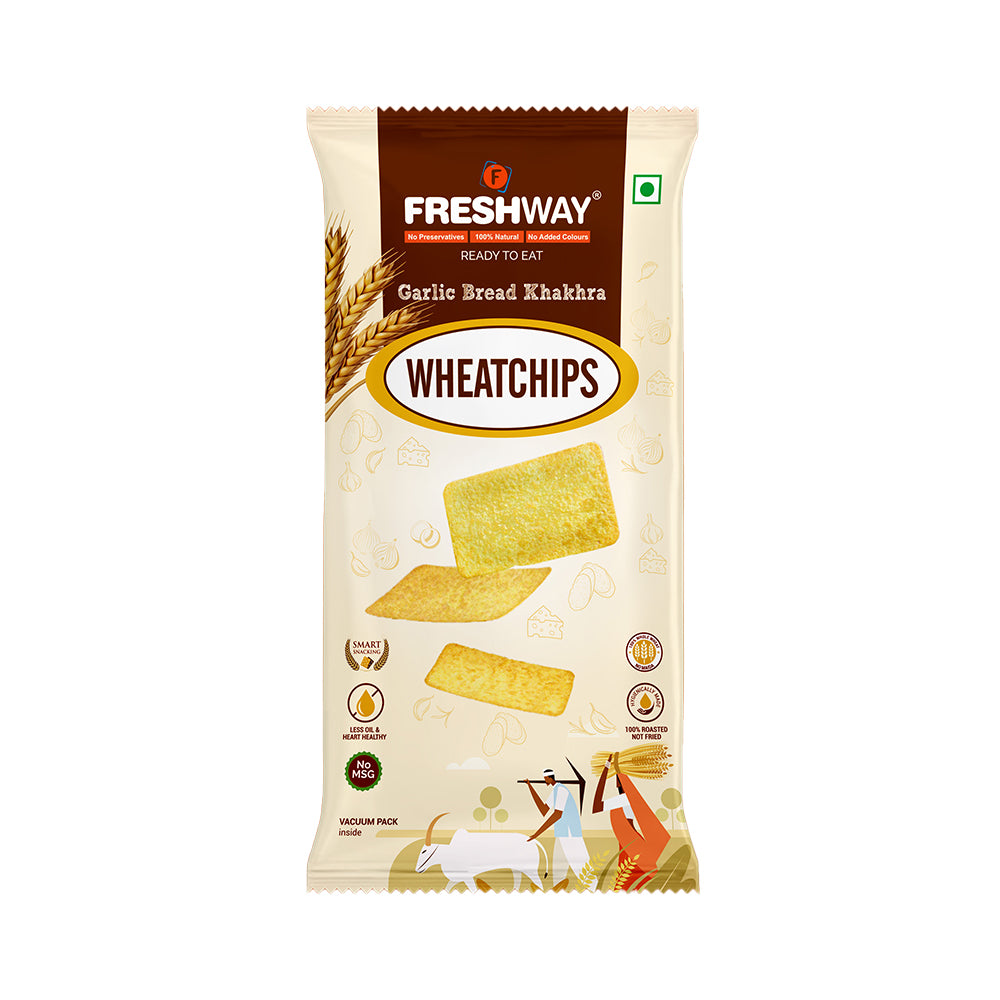 Garlic Bread Khakhra Wheatchips