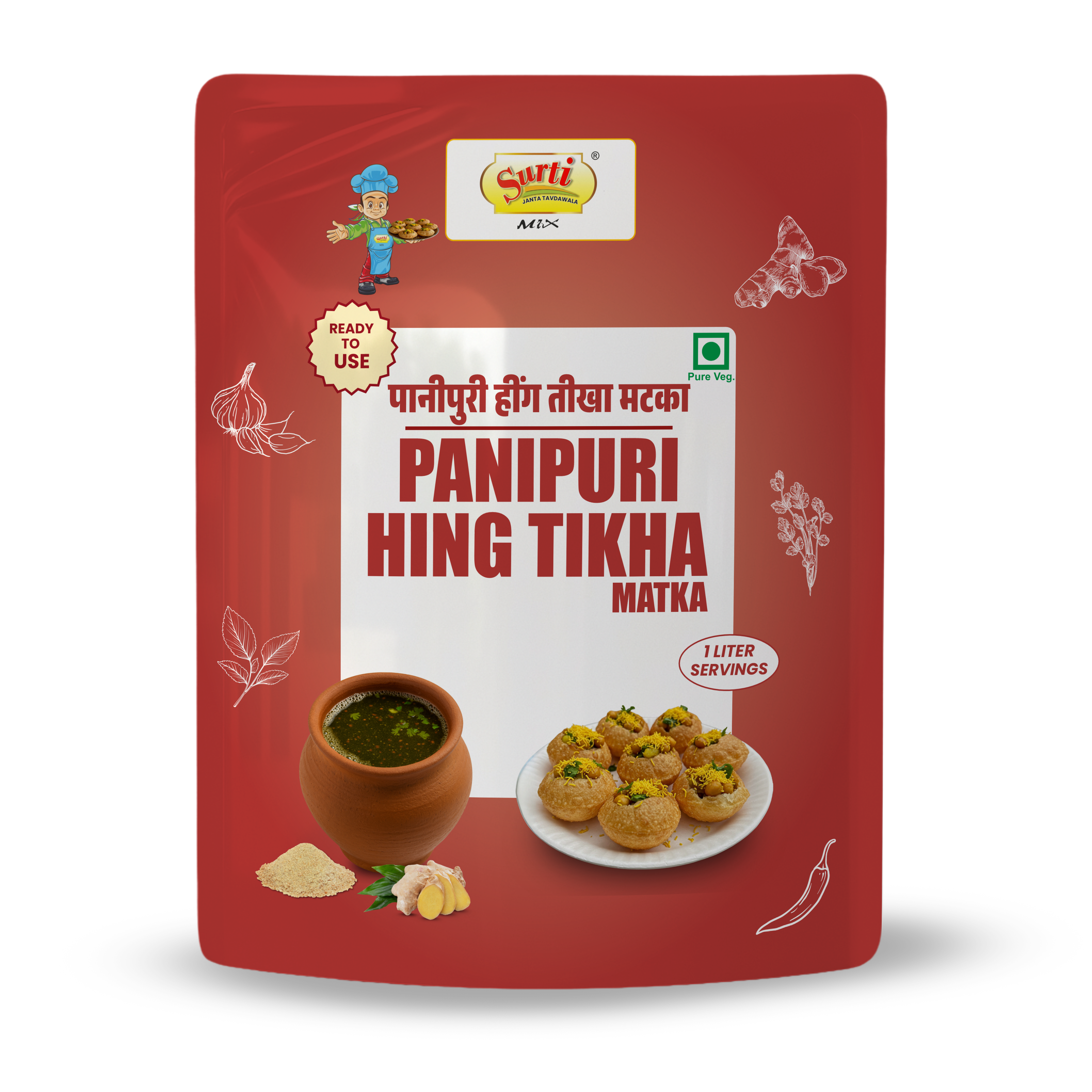 Surtimix Hing Tikha Matka PaniPuri Mix