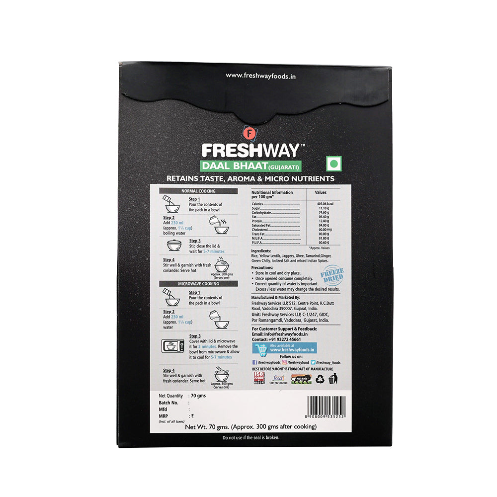 Daal Bhaat – Gujarati