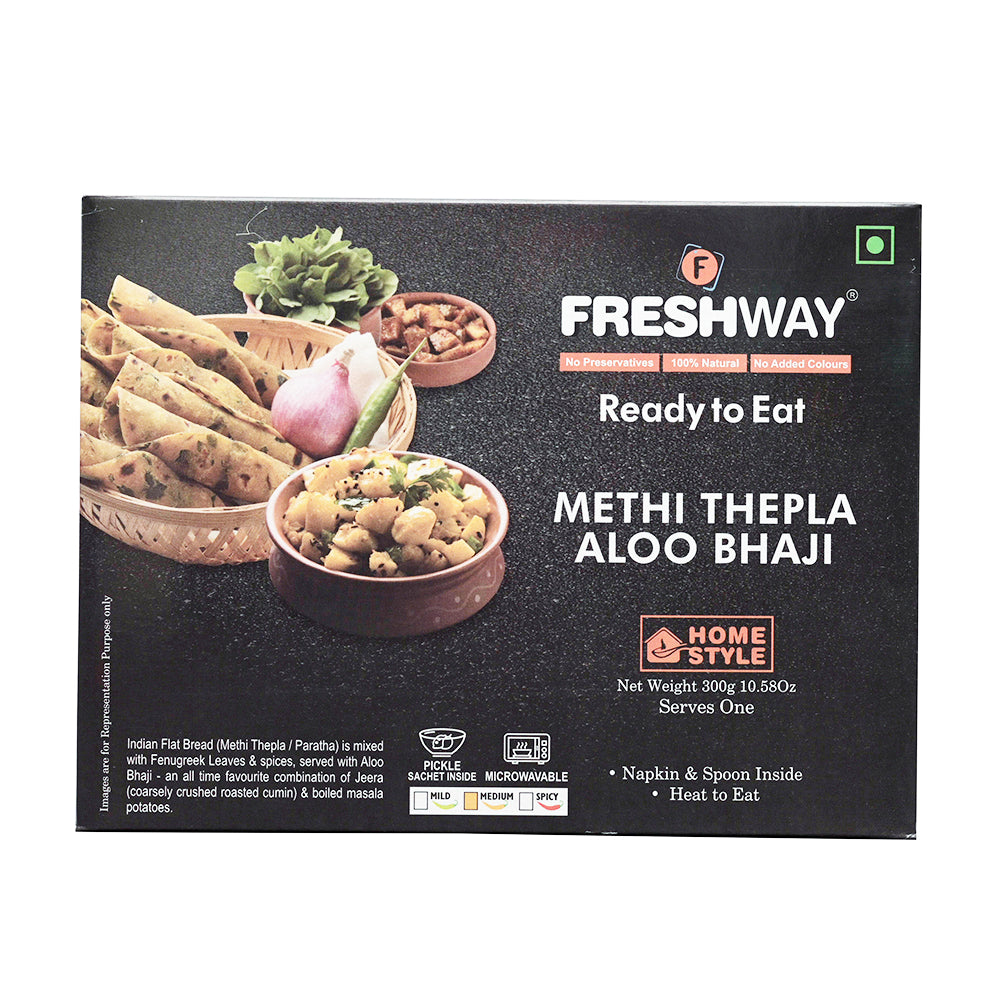 Methi Thepla Aloo Bhaji