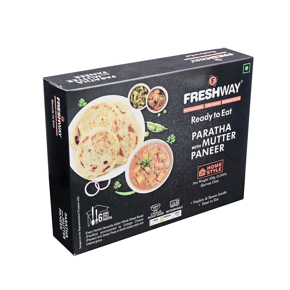 Paratha with Mutter Paneer