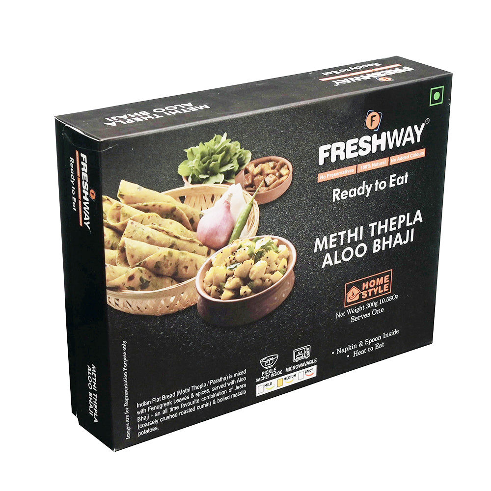 Methi Thepla Aloo Bhaji