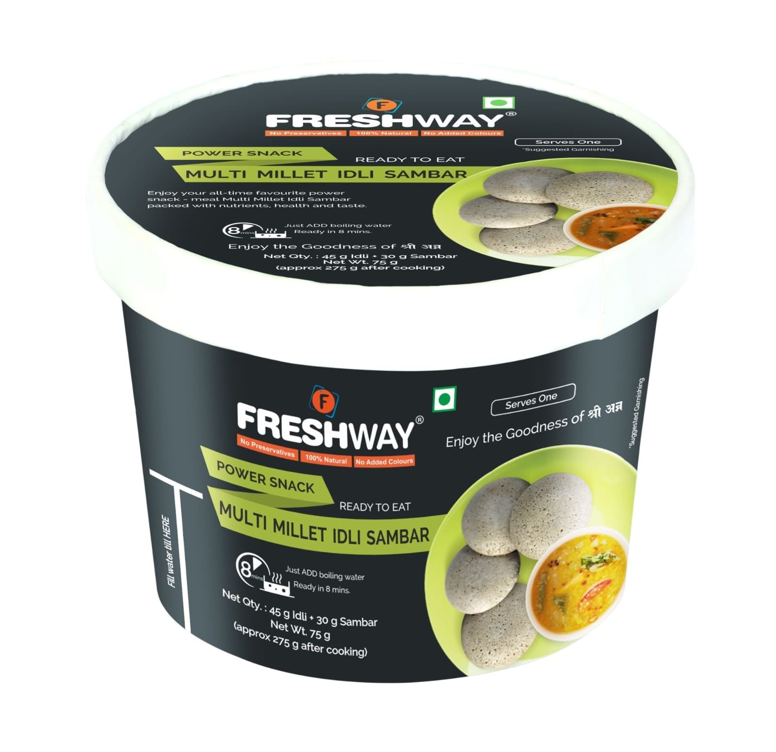 Multi Millet Idli Sambar