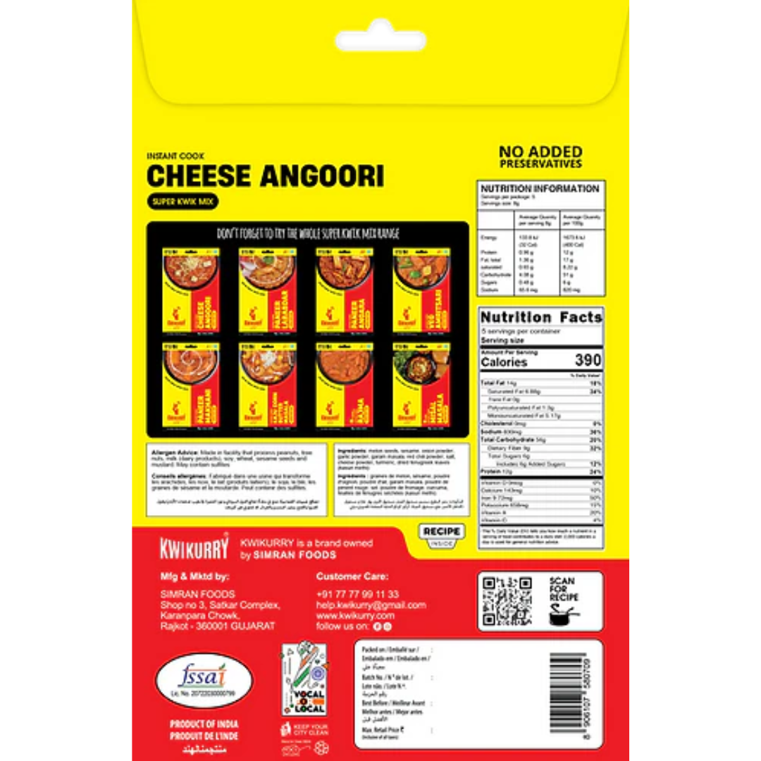 Cheese Angoori Kwik Mix
