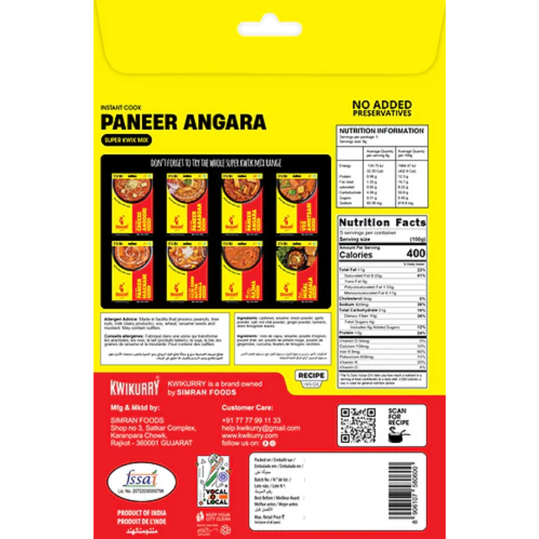 Paneer Angara Kwik Mix